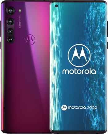 Motorola Edge z przodu i tyłu