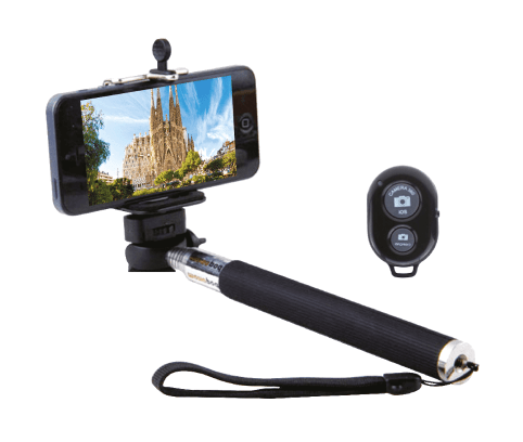 Selfie Stick bluetooth z pilotem