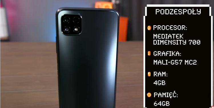 podzespoły galaxy A22 5G