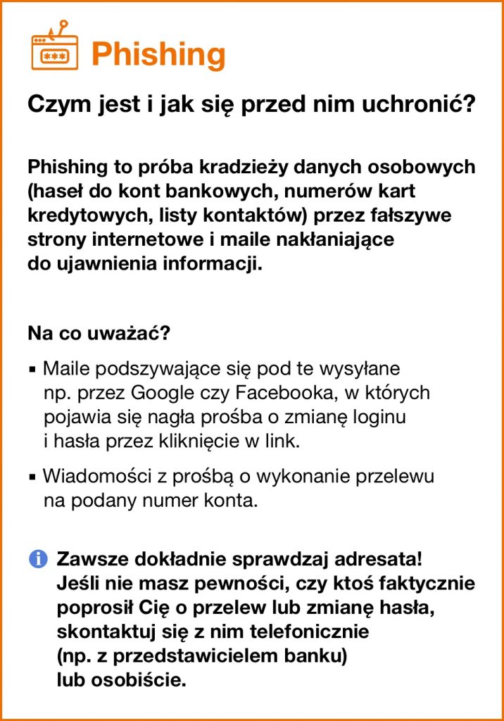 Infografika dotycząca phishingu