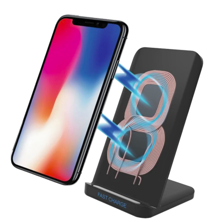 Stojąca ładowarka indukcyjna WG 20W/20W Fast Wireless Charger