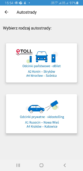 Autostrady rodzaj