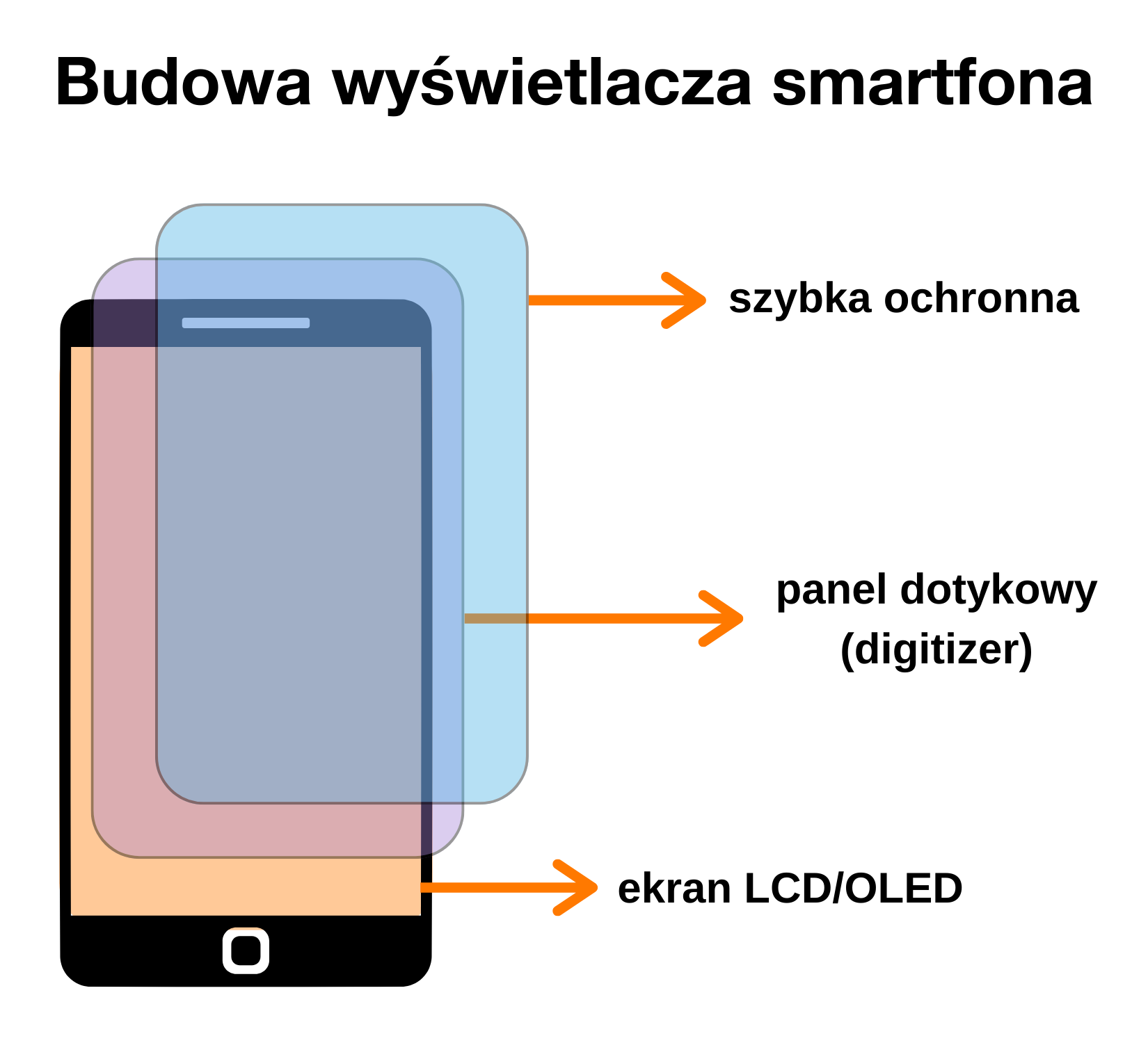 budowa wyświetlacza