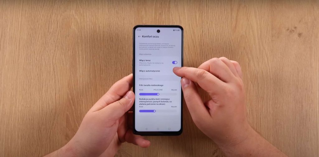 Nubia Neo 3 umożliwia swoim użytkownikom dostosowanie trybu wyświetlacza zgodnie z komfortem odbioru.