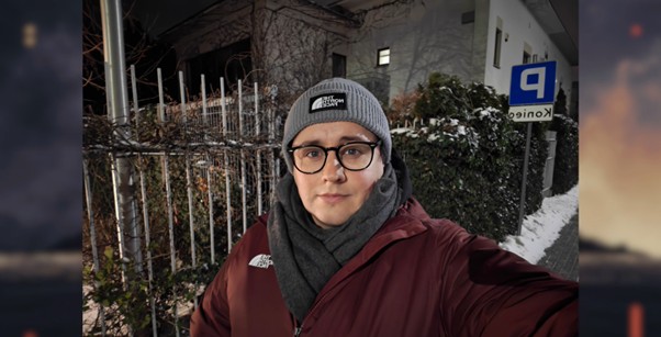 nocne selfie użytkownika Honor Magic 8 Pro